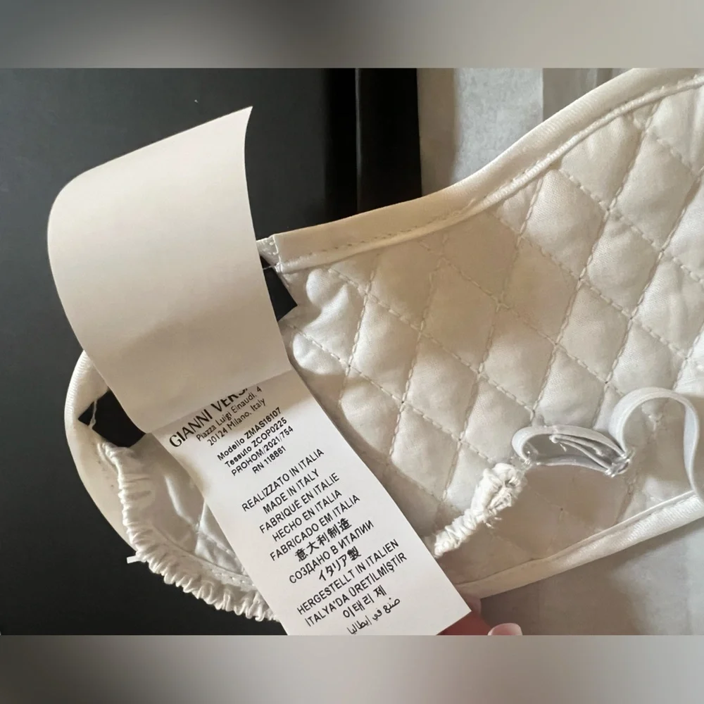 Versace Medusa Gold and White Sleep Mask